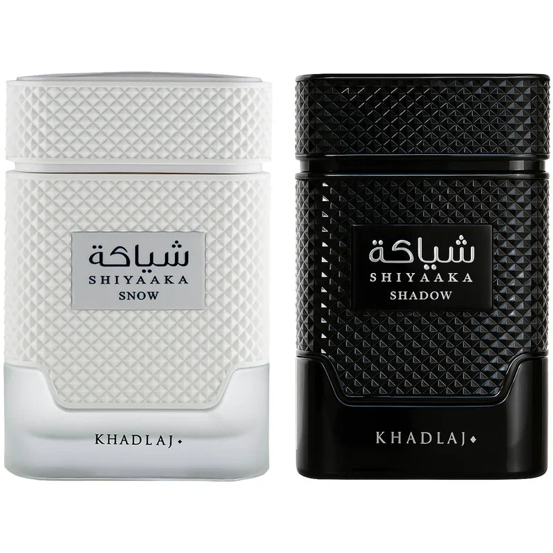 Khadlaj 2-Piece (Shiyaaka Snow & Shiyaaka Shadow) Fragrance Bundle for Everyone