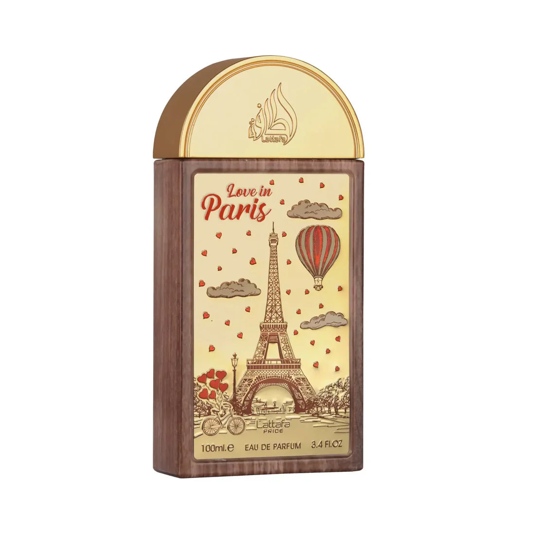 Lattafa Pride Love In Paris Eau de Parfum Spray For Unisex 3.4 Ounce