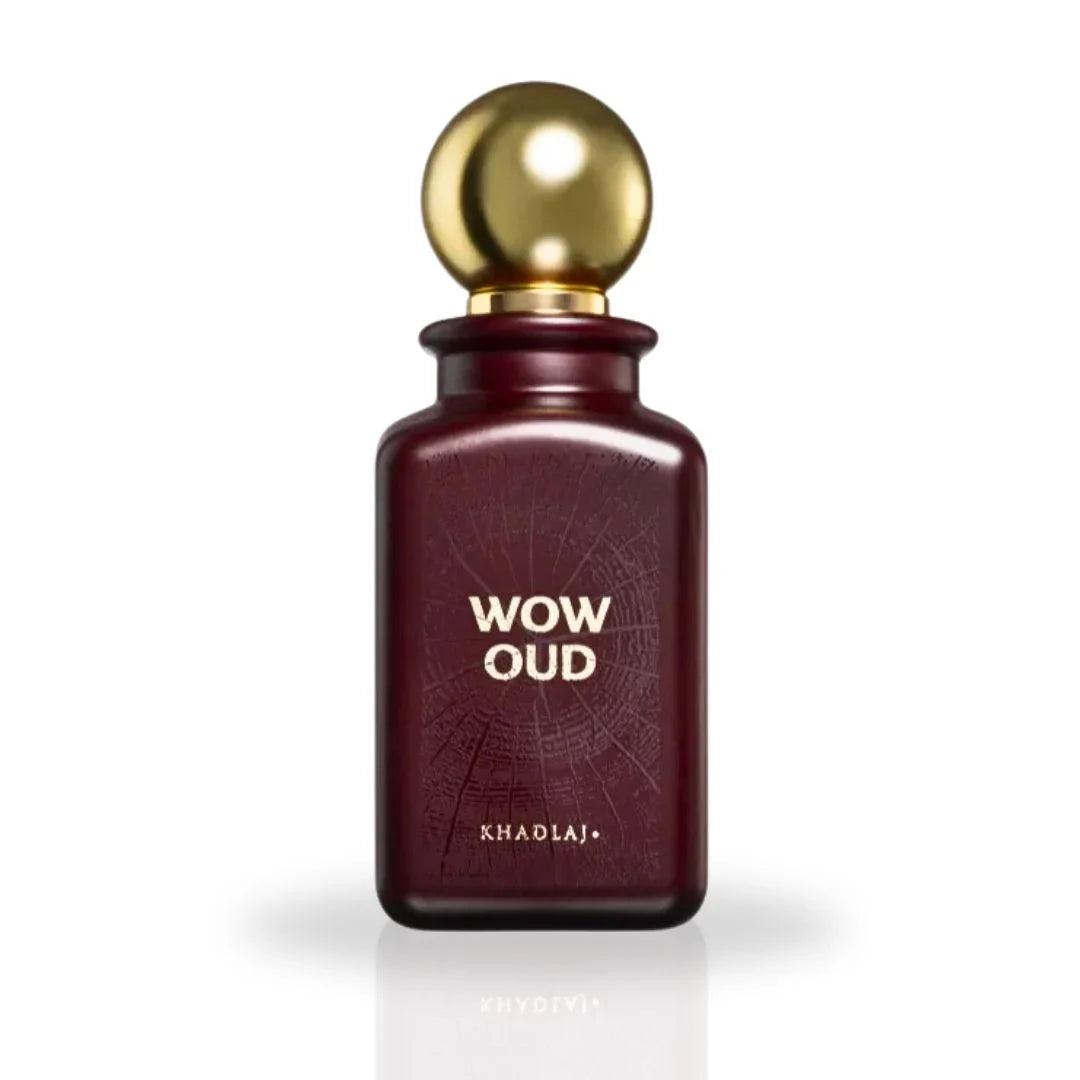 Khadlaj Wow Oud Eau de Parfum Spray for Unisex, 3.4 Ounce