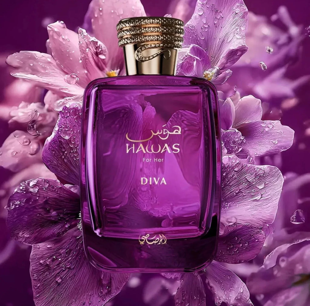 Rasasi Hawas Diva Eau De Parfum Spray For Women, 3.4 Ounce