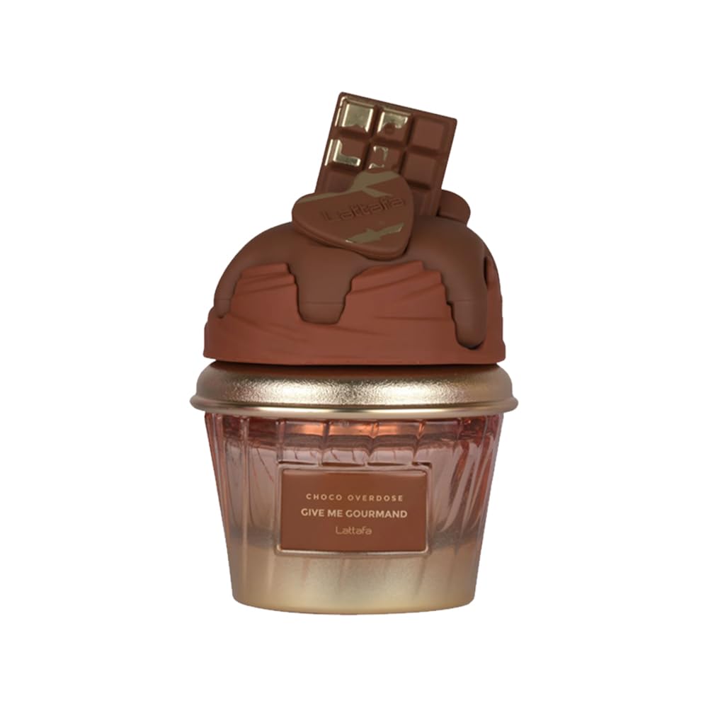 Lattafa Choco Overdose Eau de Parfum, Give Me Gourmand Collection For Women 2.53 Ounce