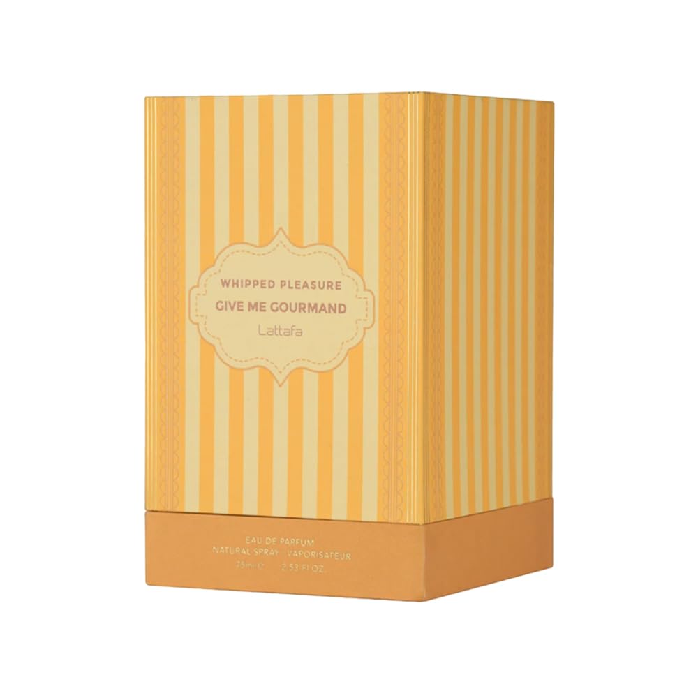 Lattafa Whipped Pleasure Eau de Parfum, Give Me Gourmand Collection For Women 2.53 Ounce