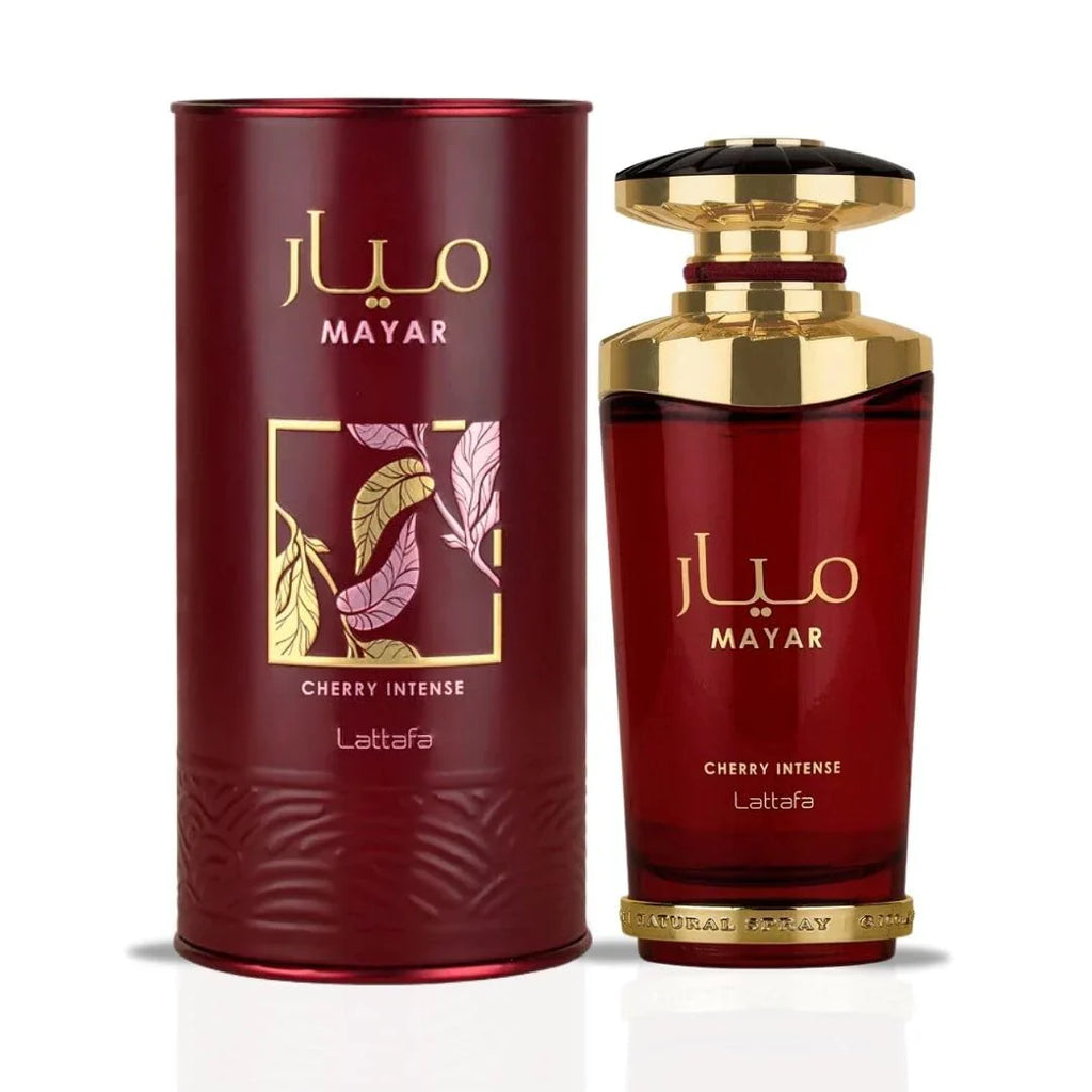 Lattafa Mayar Cherry Intense for Unisex Eau de Parfum Spray, 3.4 Ounce