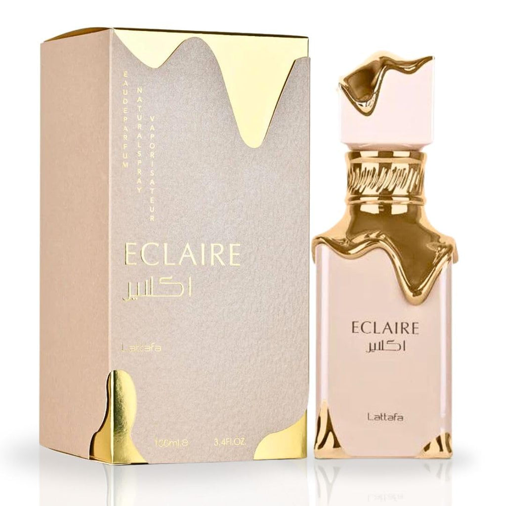 Lattafa Eclaire Eau de Parfum Spray for Women, 3.40 Ounce