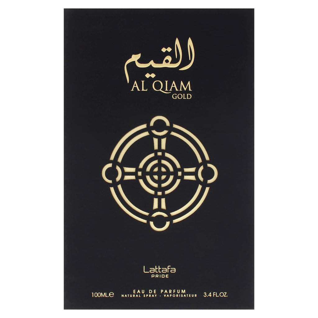 Lattafa Perfumes Al Qiam Gold for Unisex Eau de Parfum Spray, 3.4 Ounce