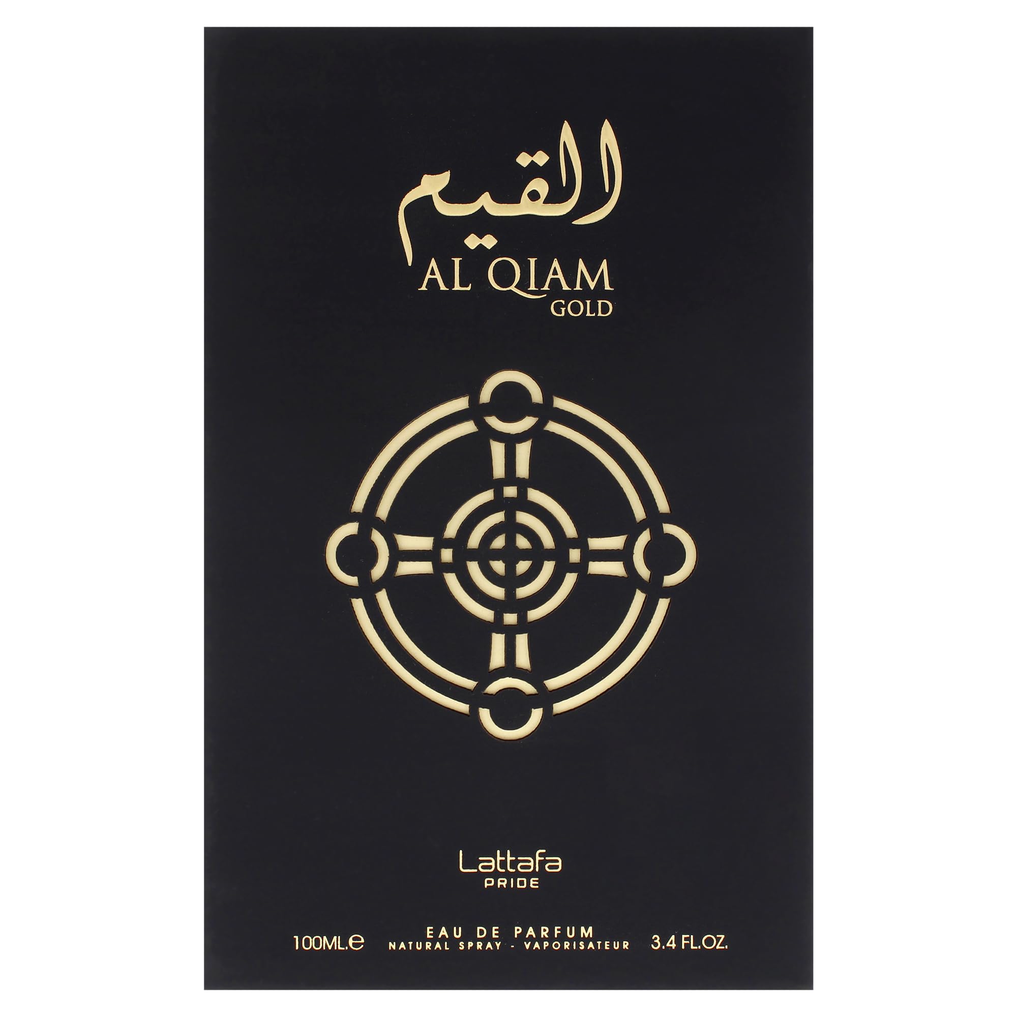 Lattafa Perfumes Al Qiam Gold for Unisex Eau de Parfum Spray, 3.4 Ounce
