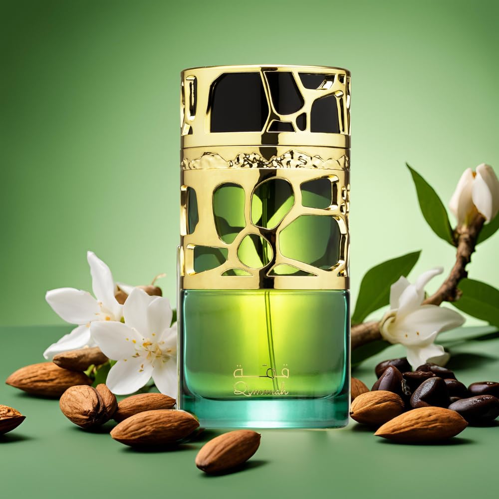 Lattafa Qimmah Eau de Parfum Spray For Women, 3.4 Ounce