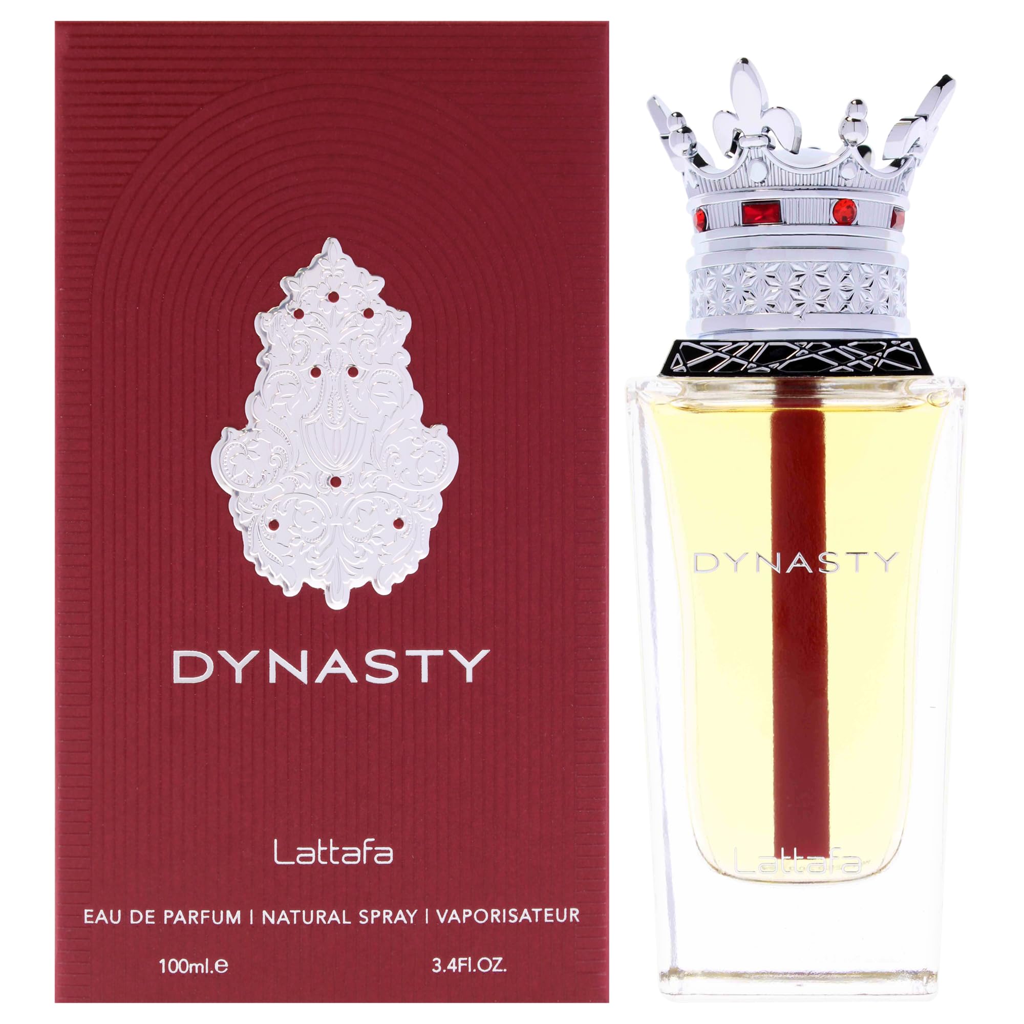 Lattafa Dynasty Eau de Parfum Spray for Unisex, 3.4 Ounce