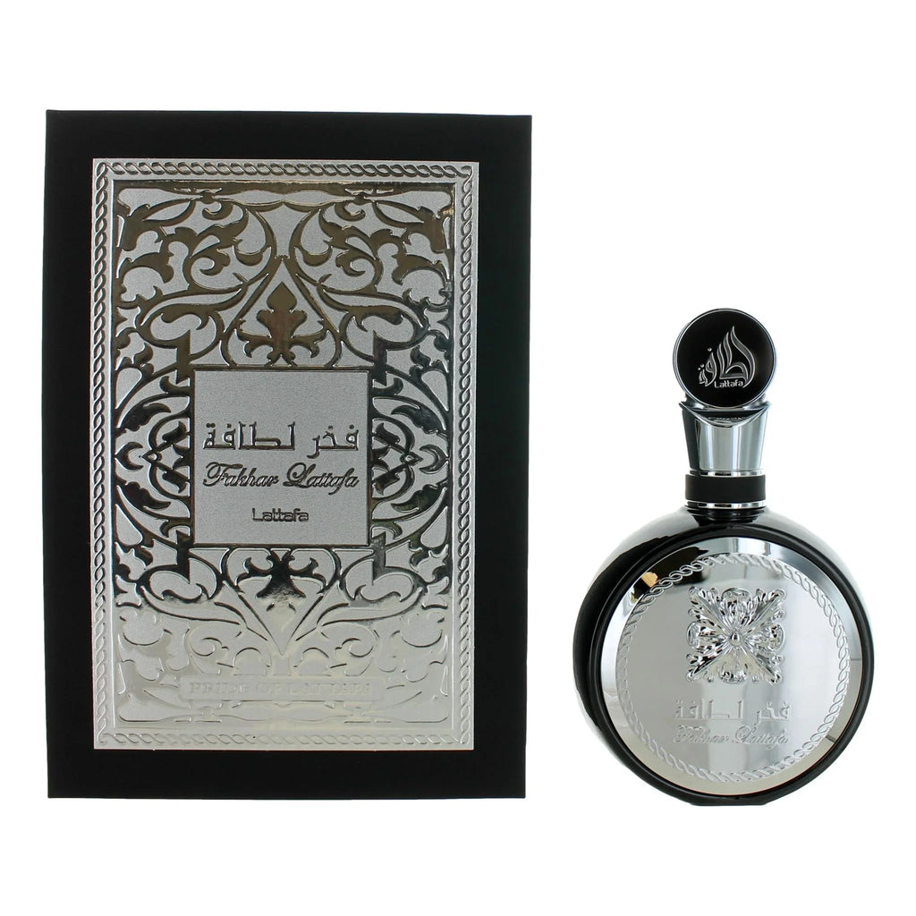 Lattafa Fakhar for Men Eau de Parfum Spray, 3.4 Ounce