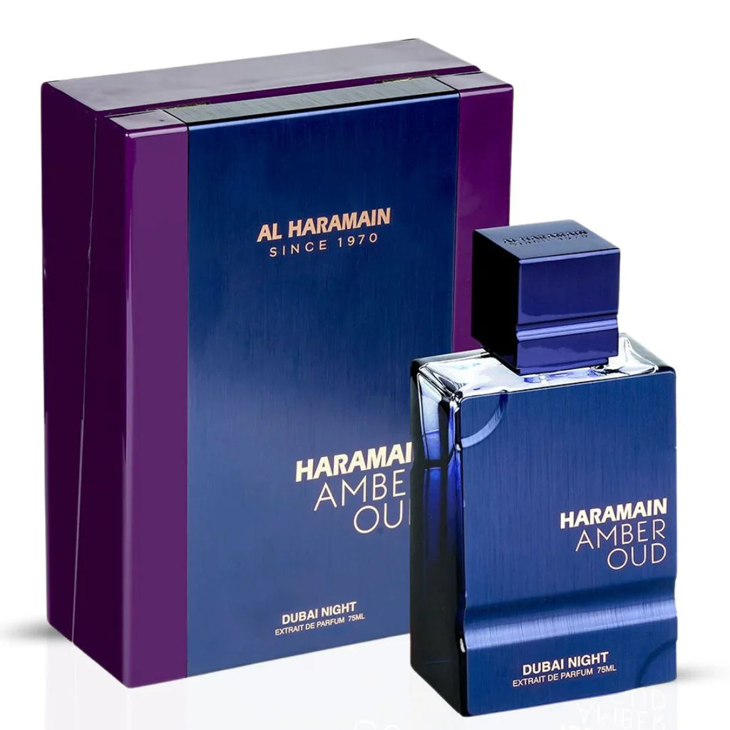 Al Haramain Amber Oud Dubai Night Extrait de Parfum Spray For Unisex 2.5 Ounce