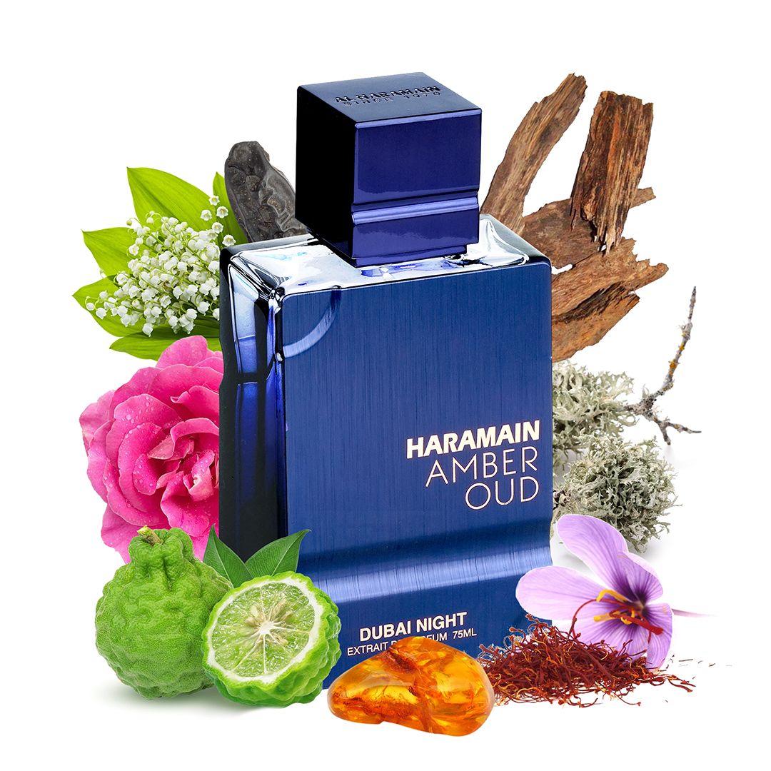 Al Haramain Amber Oud Dubai Night Extrait de Parfum Spray For Unisex 2.5 Ounce