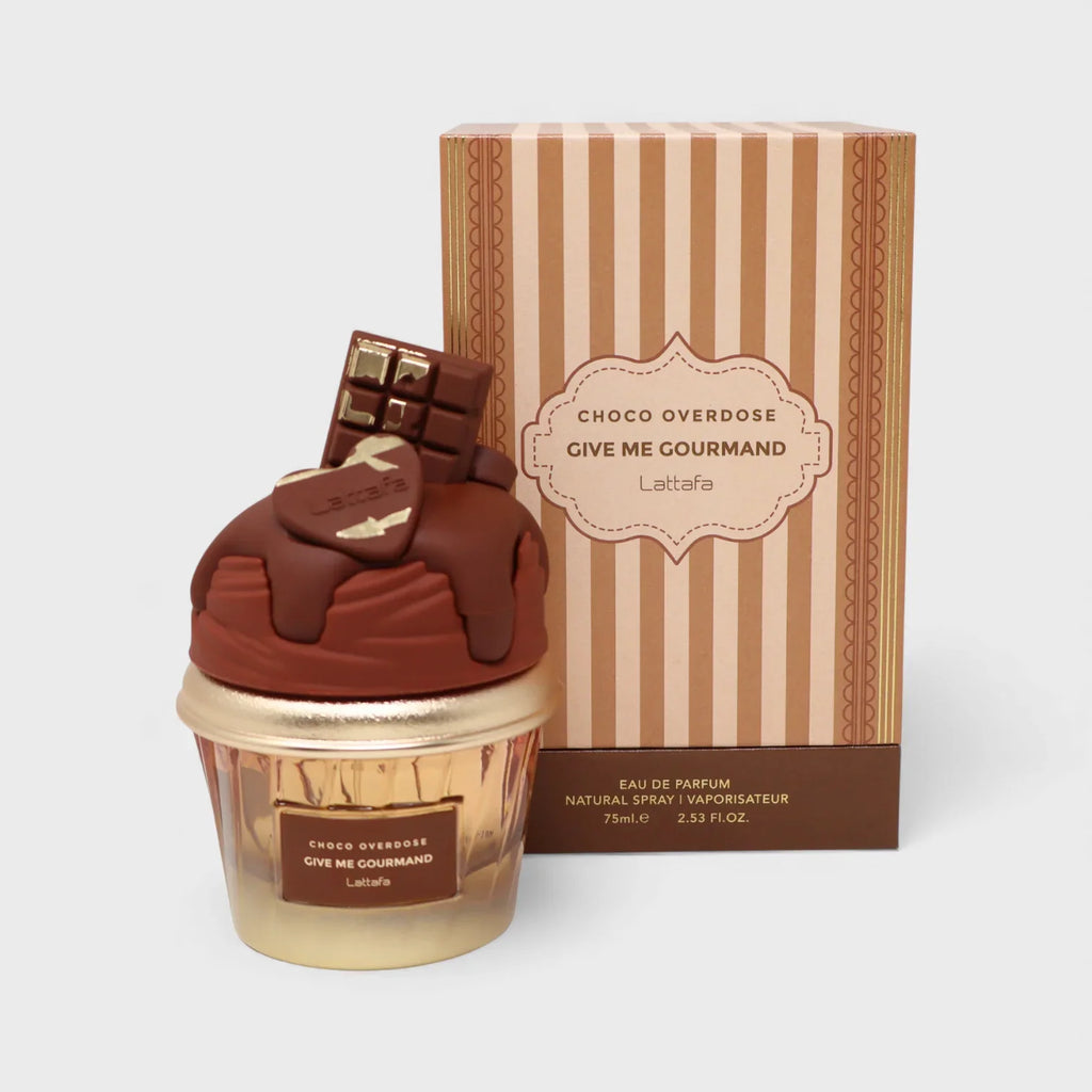 Lattafa Choco Overdose Eau de Parfum, Give Me Gourmand Collection For Women 2.53 Ounce
