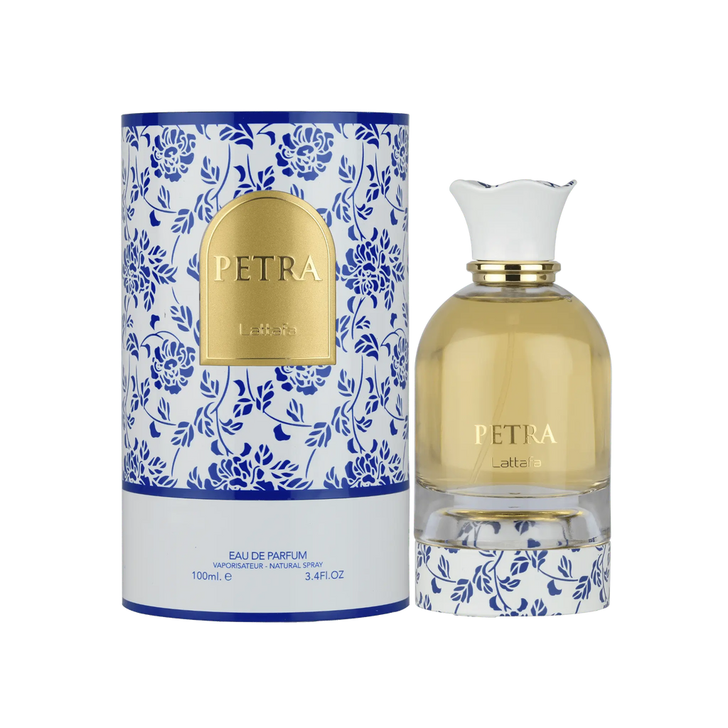 Lattafa Petra Eau de Parfum Spray for Unisex, 3.4 Ounce