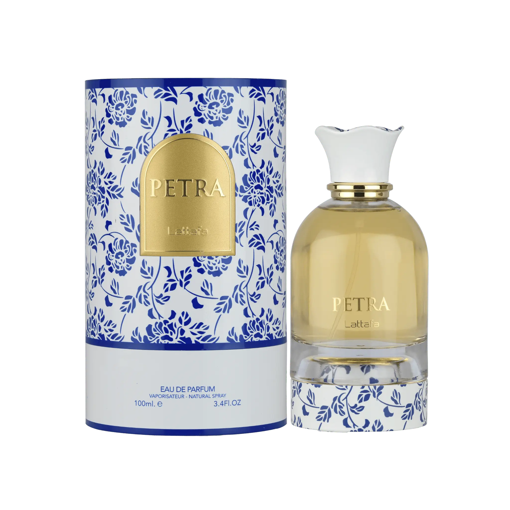 Lattafa Petra Eau de Parfum Spray for Unisex, 3.4 Ounce