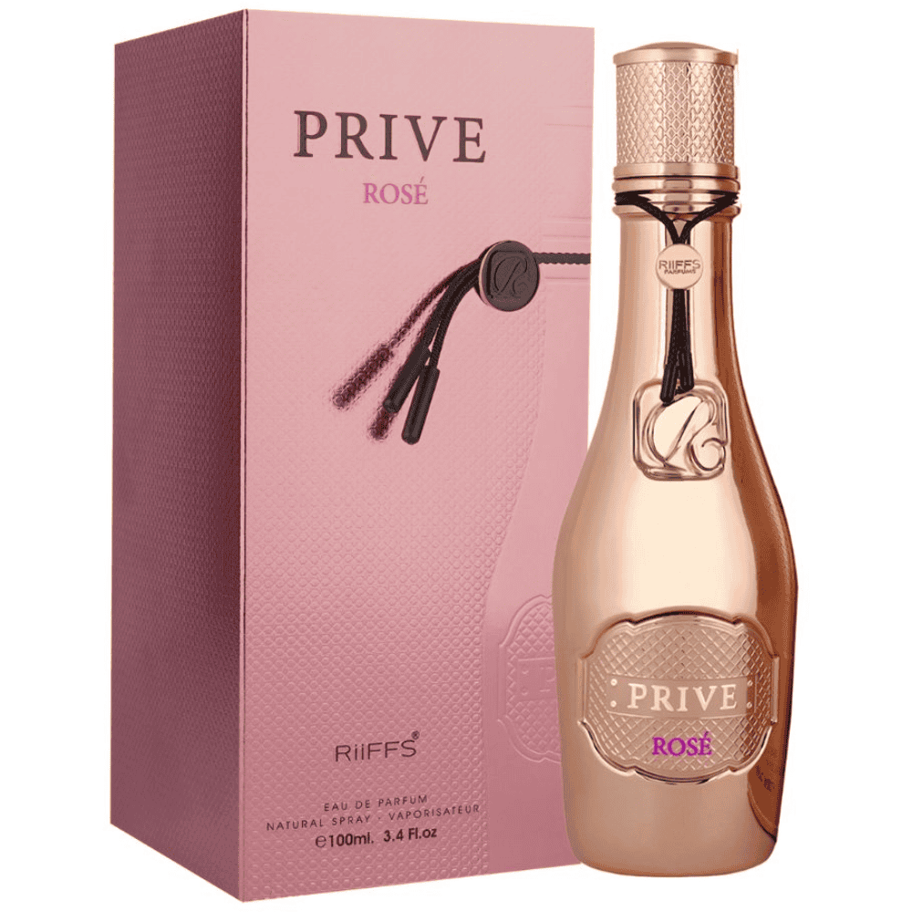 Riiffs Prive Rose Eau de Parfum Spray for Women, 3.4 Ounce