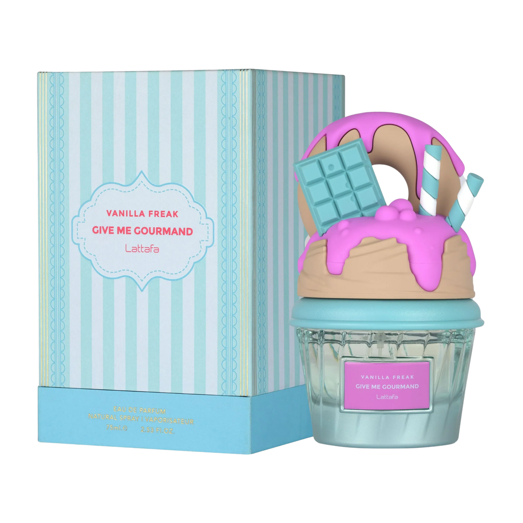 Lattafa Vanilla Freak Eau de Parfum, Give Me Gourmand Collection For Women 2.53 Ounce