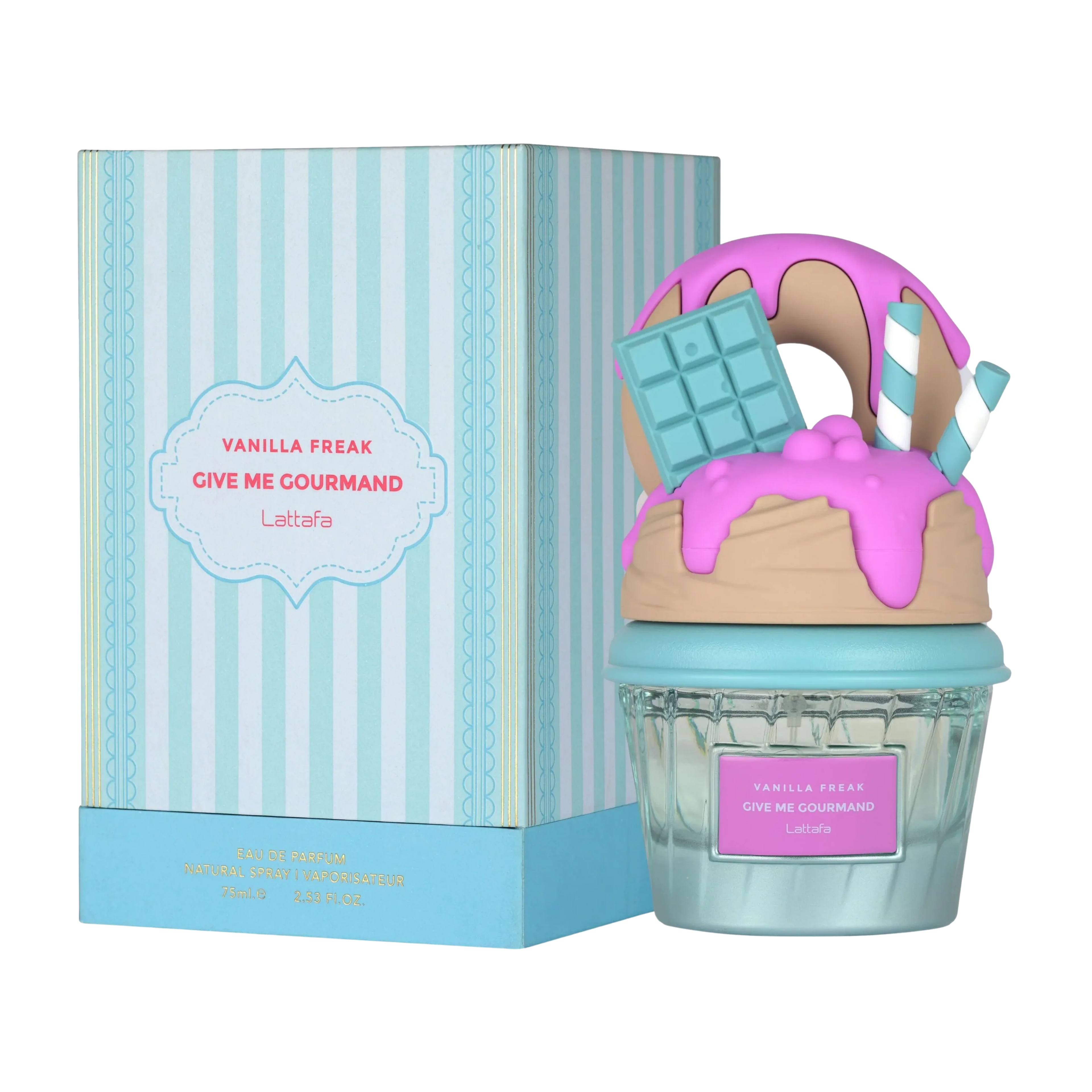 Lattafa Vanilla Freak Eau de Parfum, Give Me Gourmand Collection For Women 2.53 Ounce