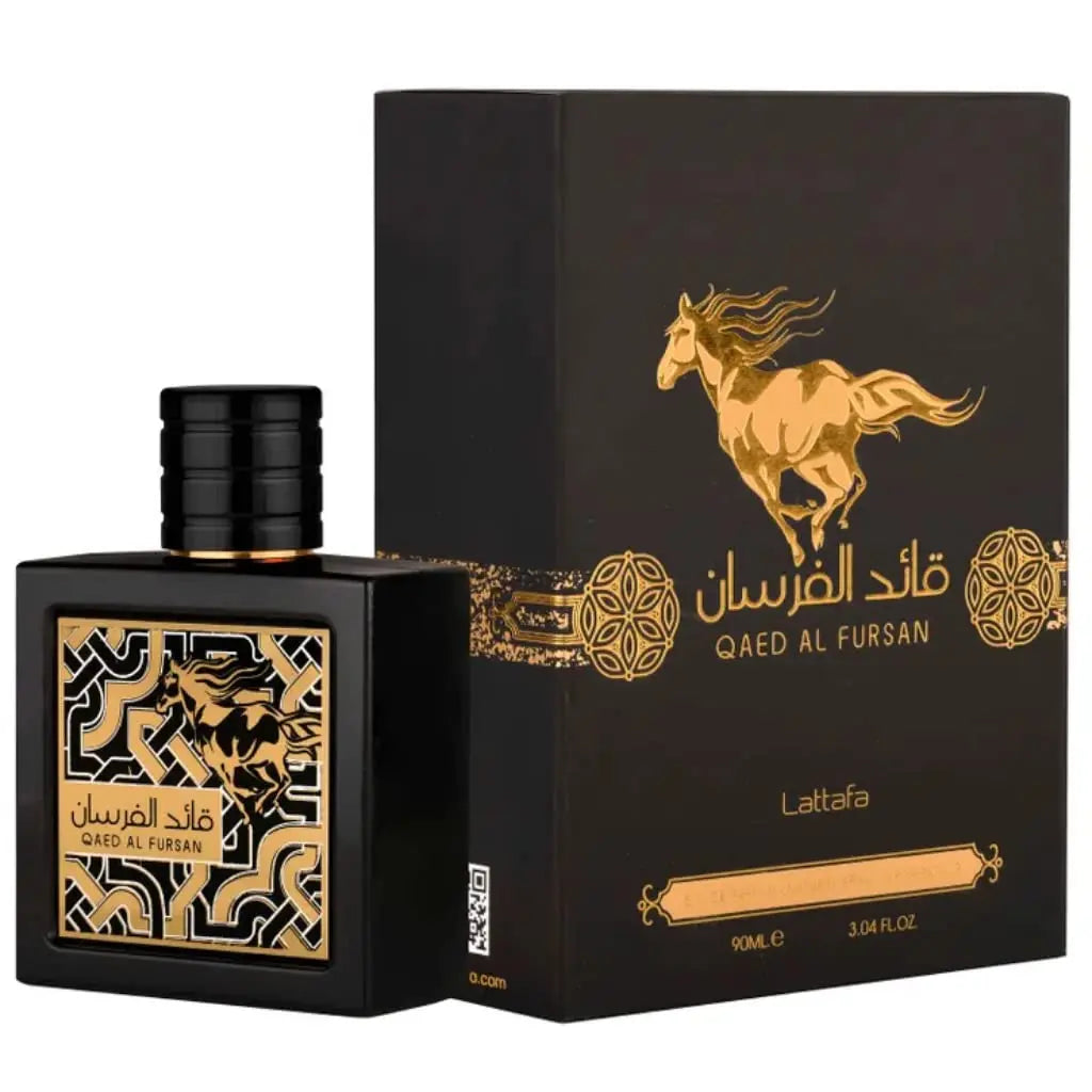 Lattafa Qaed Al Fursan Eau de Parfum for Unisex, 3.40 Ounce