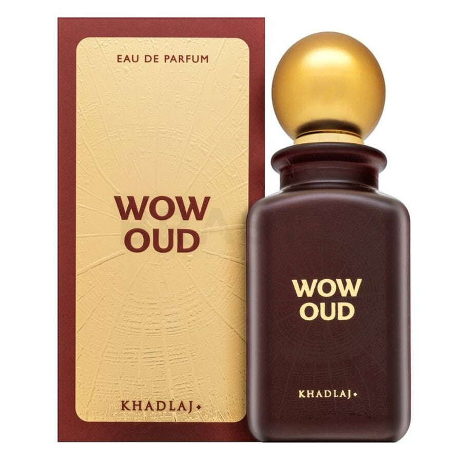 Khadlaj Wow Oud Eau de Parfum Spray for Unisex, 3.4 Ounce