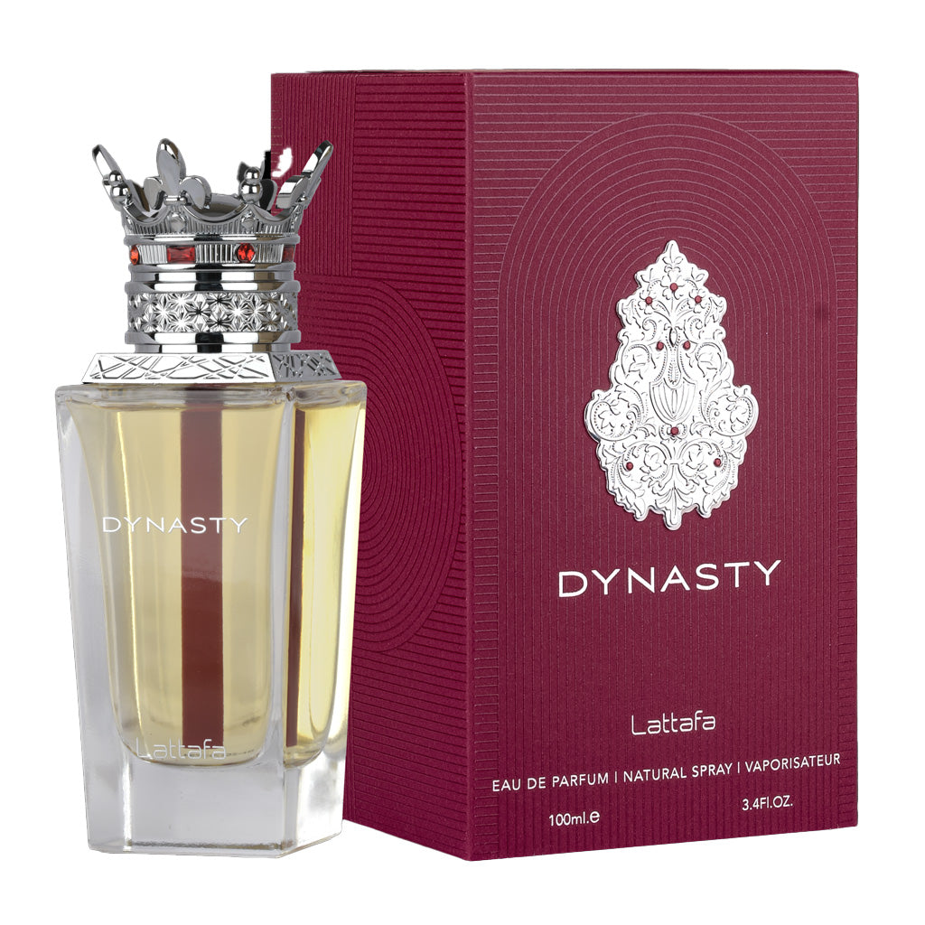 Lattafa Dynasty Eau de Parfum Spray for Unisex, 3.4 Ounce