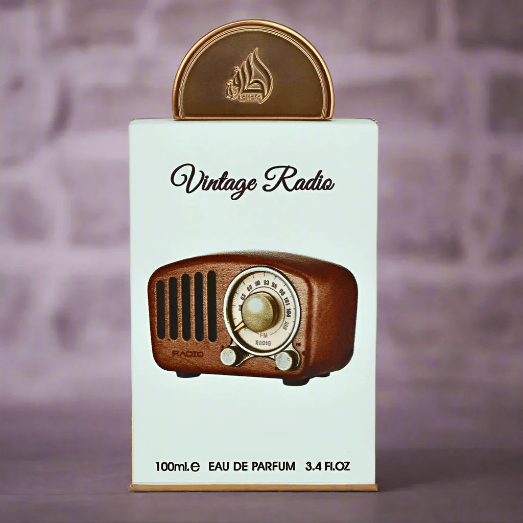 Lattafa Pride Vintage Radio for Unisex Eau de Parfum Spray, 3.4 Ounce