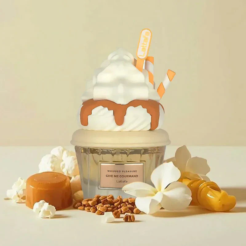 Lattafa Whipped Pleasure Eau de Parfum, Give Me Gourmand Collection For Women 2.53 Ounce