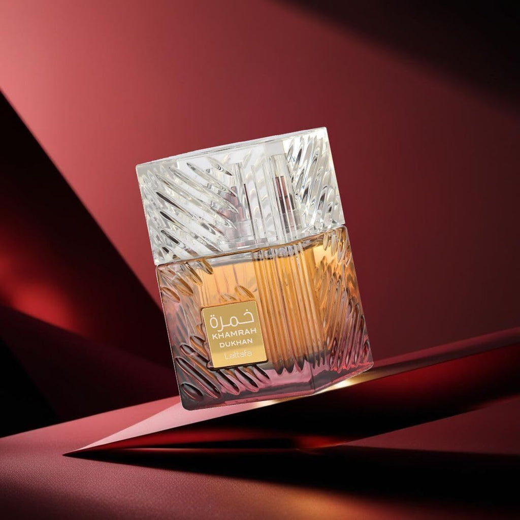 Lattafa Khamrah Dukhan for Unisex Eau de Parfum Spray, 3.4 Ounce