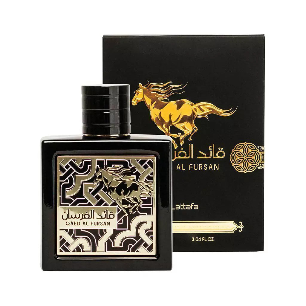 Lattafa Qaed Al Fursan Eau de Parfum for Unisex, 3.40 Ounce